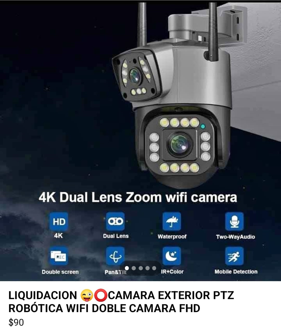 Cámara Exterior PTZ